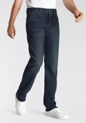 Levi's Straight-Jeans 501 Original Dunkelblau/Blau/Hellblau