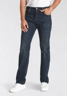 Levi's Straight-Jeans 501 Original Dunkelblau/Blau/Hellblau