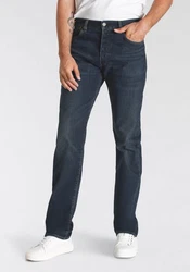 Levi's Straight-Jeans 501 Original Dunkelblau/Blau/Hellblau