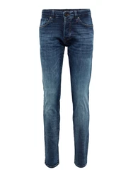 Jack & Jones Slim-fit Jeans JJIGlenn JJICON Hellblau/Blau/Dunkelblau