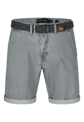 Indicode Chinoshorts Caedmon Grau/Hellgrau/Dunkelgrau