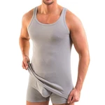 HERMKO Achselhemd Tank Top Herren 3000 Grau/Beige/Rot/Hellgrau