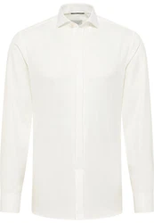 Eterna Langarmhemd SLIM FIT NON IRON Weiß/Creme