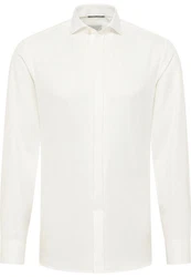 Eterna Langarmhemd SLIM FIT NON IRON Weiß/Creme