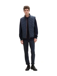 TOM TAILOR Steppweste Hellblau/Blau/Dunkelblau