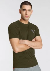 PUMA T-Shirt BETTER ESSENTIALS TEE Dunkelgrün/Khaki