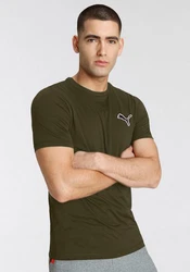 PUMA T-Shirt BETTER ESSENTIALS TEE Dunkelgrün/Khaki