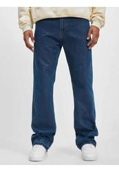 DEF Bequeme Jeans Straight Loose Fit Denim Blau/Dunkelblau