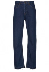 DEF Bequeme Jeans Straight Loose Fit Denim Blau/Dunkelblau
