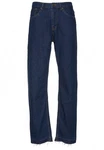 DEF Bequeme Jeans Straight Loose Fit Denim Blau/Dunkelblau