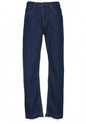 DEF Bequeme Jeans Straight Loose Fit Denim Blau/Dunkelblau