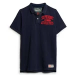 Superdry Poloshirt Vintage Athletic Polo Logo Dunkelblau/blau/dunkelblau