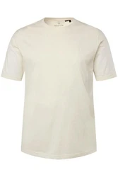 Boston Park T-Shirt Halbarm Druck vorne Khaki/Weiß/Creme/Beige