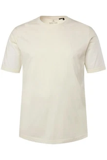 Boston Park T-Shirt Halbarm Druck vorne Khaki/Weiß/Creme/Beige Boston Park T-Shirt Halbarm Druck vorne Khaki/Weiß/Creme/Beige