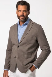 JP1880 Sakko Sweat-Sakko Grau/Braun/Khaki/Beige