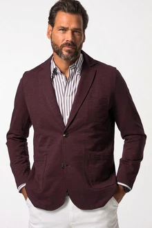 JP1880 Sakko Sweat-Sakko Bordeaux/Dunkelrot/Lila