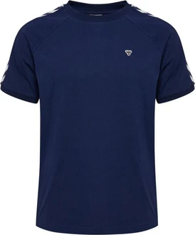Hummel Sportshirt Hmlarchive Loose T-Shirt Dunkelblau/Blau