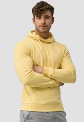 Indicode Hoodie Kapuzenpullover Simpson Gelb