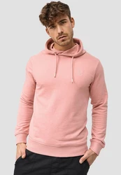 Indicode Hoodie Kapuzenpullover Simpson Rosa/Rot