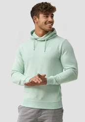 Indicode Hoodie Kapuzenpullover Simpson Hellgrün/Grün/Hellblau
