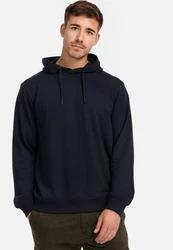 Indicode Hoodie Kapuzenpullover Simpson Dunkelblau/Schwarz