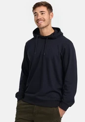 Indicode Hoodie Kapuzenpullover Simpson Dunkelblau/Schwarz