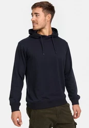 Indicode Hoodie Kapuzenpullover Simpson Dunkelblau/Schwarz