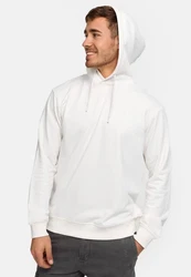 Indicode Hoodie Kapuzenpullover Simpson Weiß/Creme/Grau