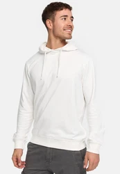 Indicode Hoodie Kapuzenpullover Simpson Weiß/Creme/Grau