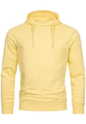Indicode Hoodie Kapuzenpullover Simpson Gelb