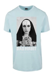 Mister Tee T-Shirt Bad Habit Tee Blau/Hellblau