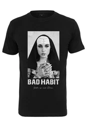 Mister Tee T-Shirt Bad Habit Tee Beige/Schwarz/Lila/Grün
