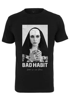 Mister Tee T-Shirt Bad Habit Tee Beige/Schwarz/Lila/Grün Mister Tee T-Shirt Bad Habit Tee Beige/Schwarz/Lila/Grün
