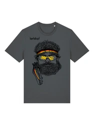 Karlskopf Rundhalsshirt Basic FUSSBALLER Dunkelgrau/Gelb/Grau/Rot/Hellgrau/Schwarz/Braun