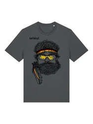 Karlskopf Rundhalsshirt Basic FUSSBALLER Dunkelgrau/Gelb/Grau/Rot/Hellgrau/Schwarz/Braun