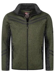 Fleecejacke Herren Jacke Melange Fleecejacke H-373