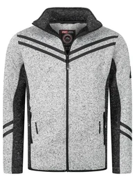 Fleecejacke Herren Jacke Melange Fleecejacke H-373
