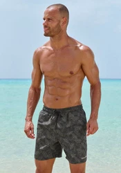 Bruno Banani Badeshorts Dunkelgrün/Grün