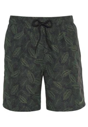 Badeshorts mit floralem Design