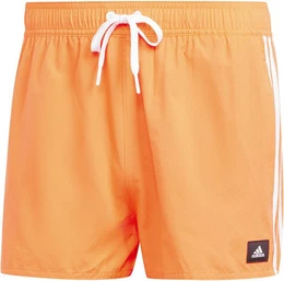 Badeshorts 3-STREIFEN CLX VSL Herren kurze Badeshorts orange/wei