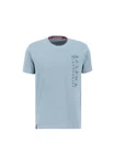Alpha Industries T-Shirt Embroidery T Blau/Grau/Hellblau