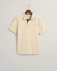 Gant Poloshirt Regular Contrast Pique Rugger beige
