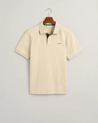 Gant Poloshirt Regular Contrast Pique Rugger beige