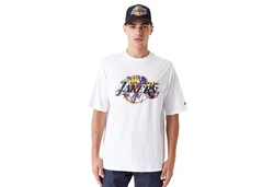 New Era T-Shirt NBA Loslak Large Infill weiß