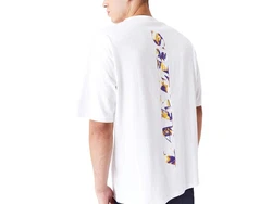 New Era T-Shirt NBA Loslak Large Infill weiß