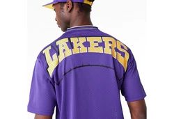 New Era T-Shirt NBA Arch La Lakers lila/blk