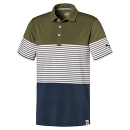Poloshirt Golf Polo Cloudspun Taylor Grn/Wei/Navy Herren S