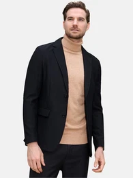 Sakko Herren Sportlicher Sakko Stretch Streifen Blazer fr Freizeit