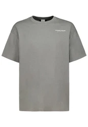 SUBLEVEL T-Shirt mit Backprint Grau/Hellgrau/Dunkelgrün/Dunkelgrau/Grün