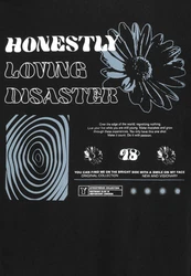 SUBLEVEL T-Shirt mit Backprint Schwarz